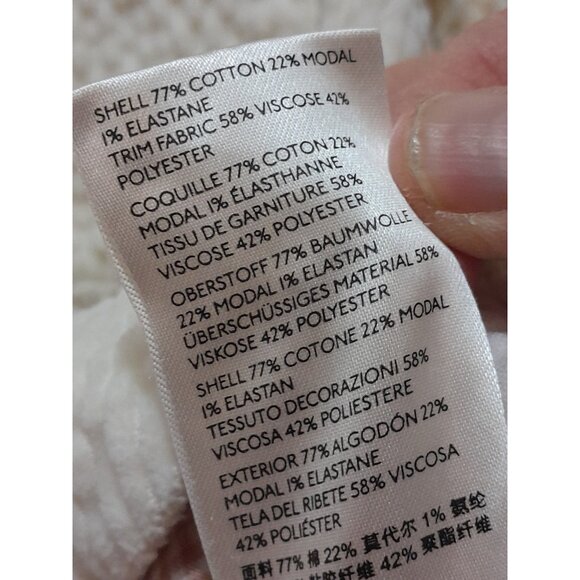 Anthropologie Corduroy Button Down Capsule Everyday Size Small Shacket Cream - Picture 9 of 9